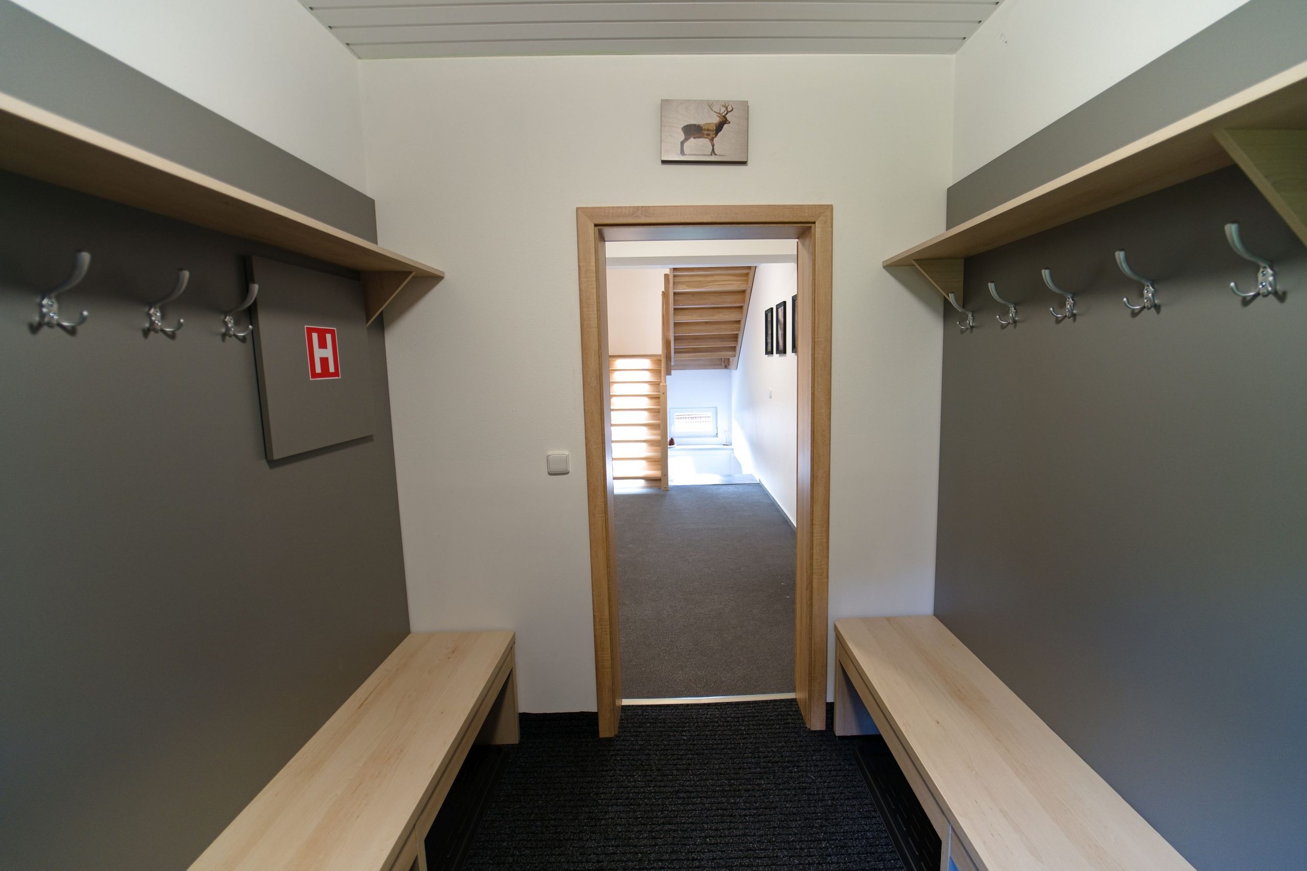 Chata Markétka - šatna, botník