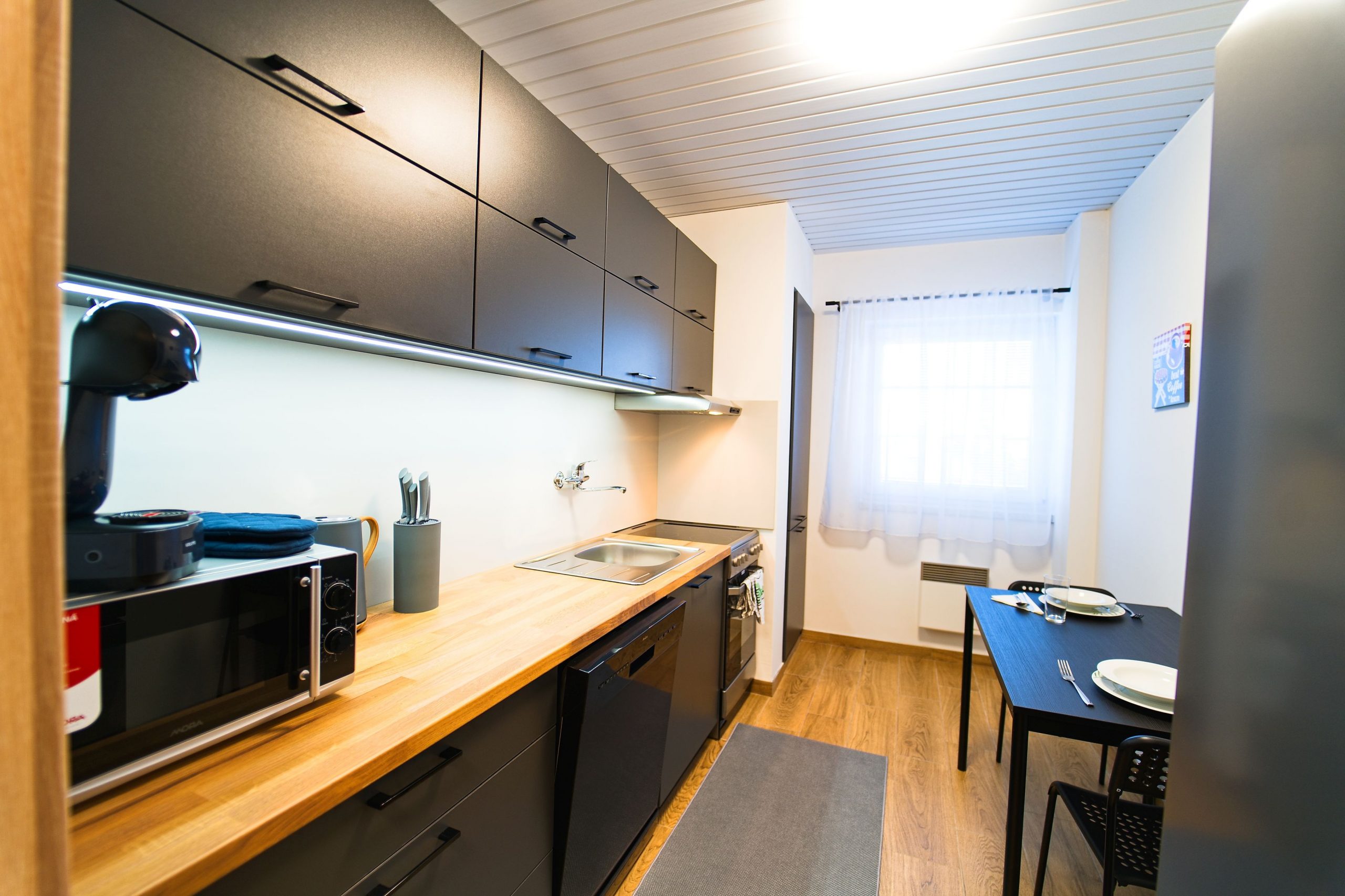 Chata Markétka - kuchyně v apartmánu Horská louka