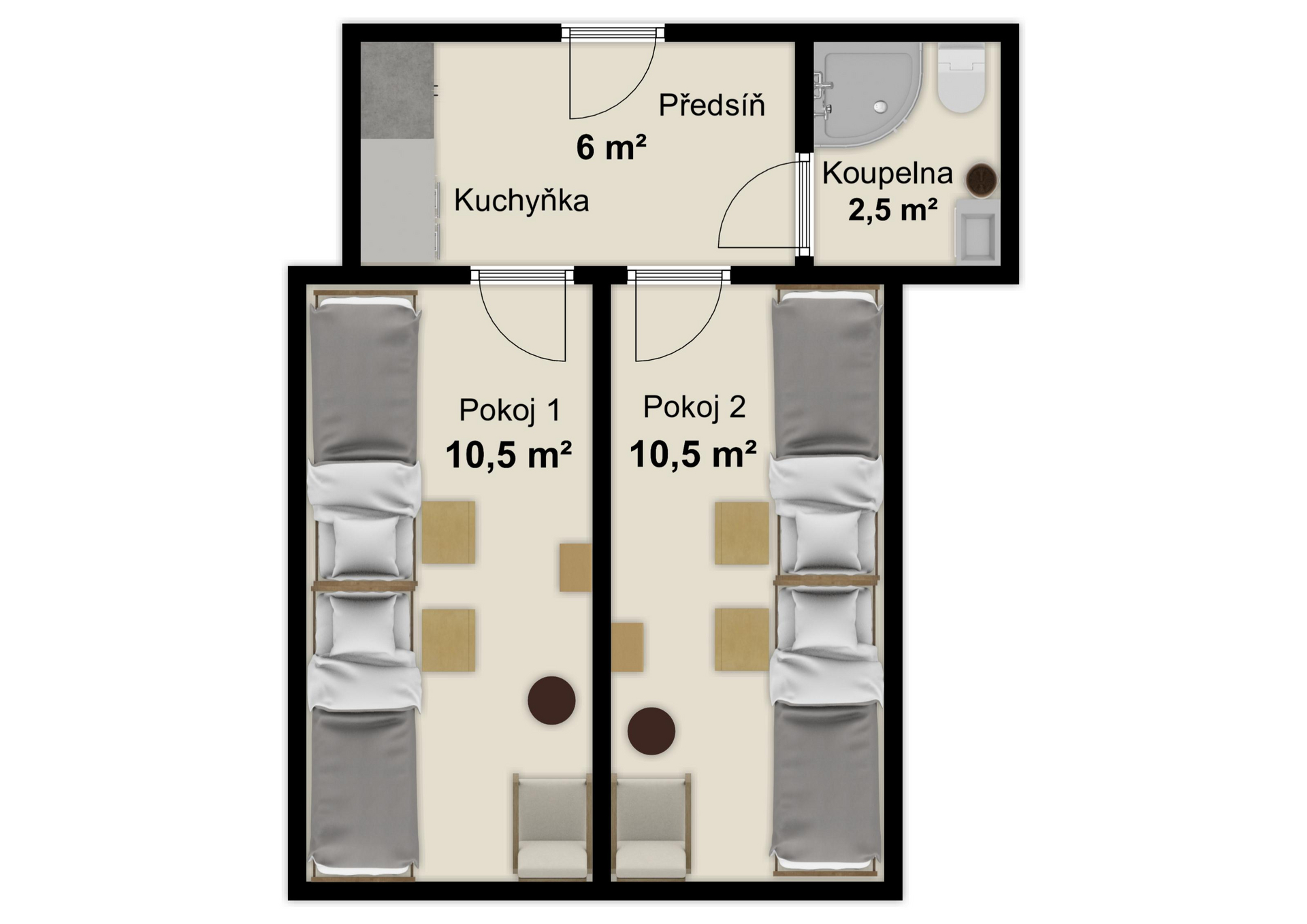 Chata Markétka - studio Jelen